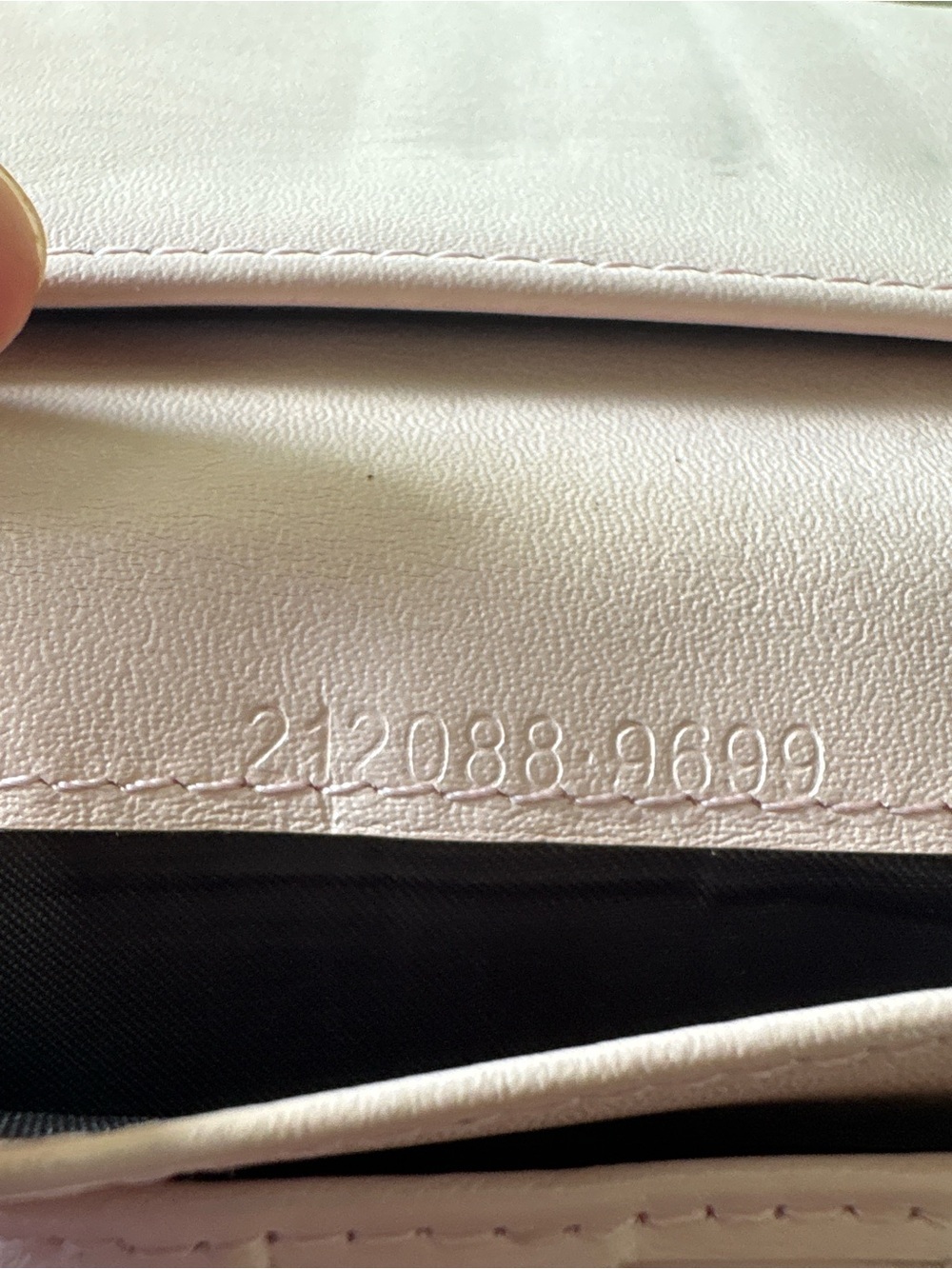 Vintage Gucci GG Monogram Canvas Pink Leather Continental Wallet w/ Box - Picture 8 of 8
